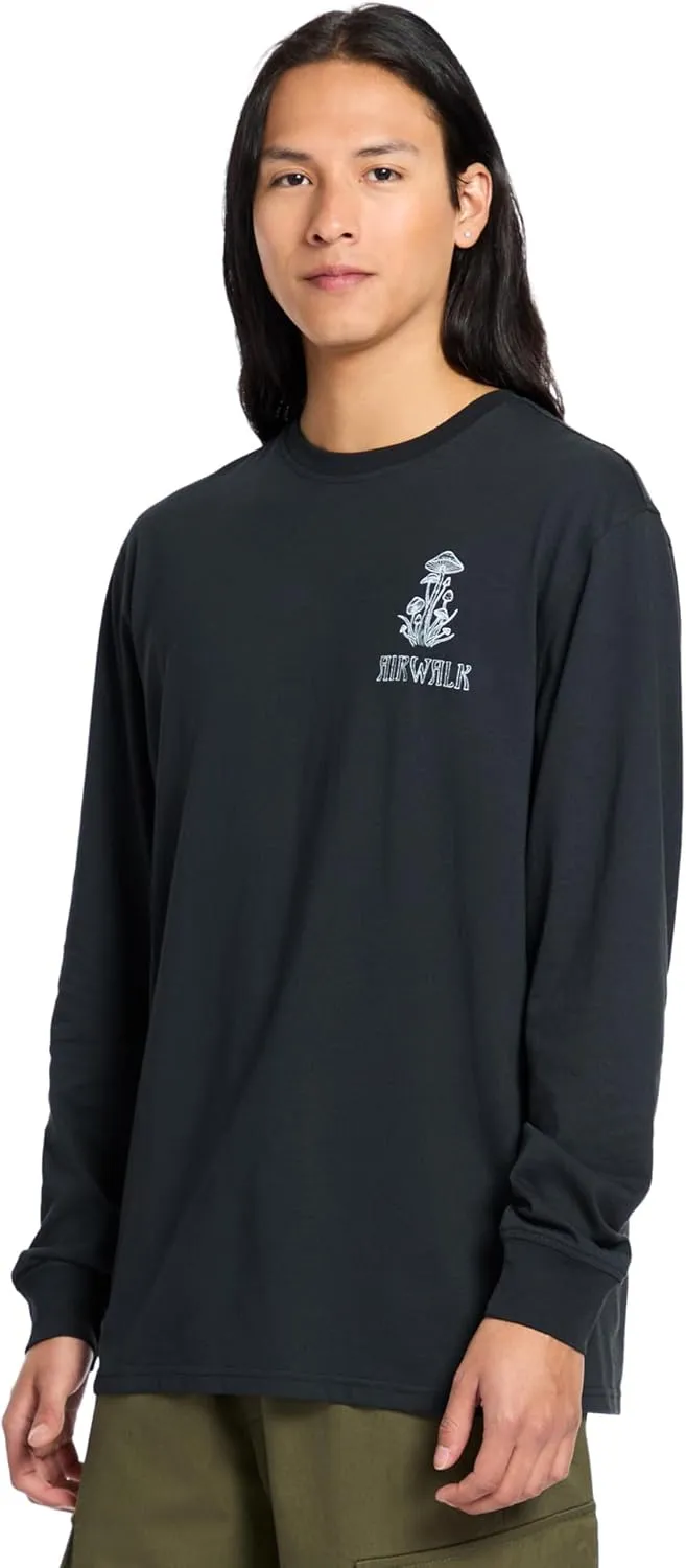 Airwalk Mens Long Sleeve Graphic T-Shirt