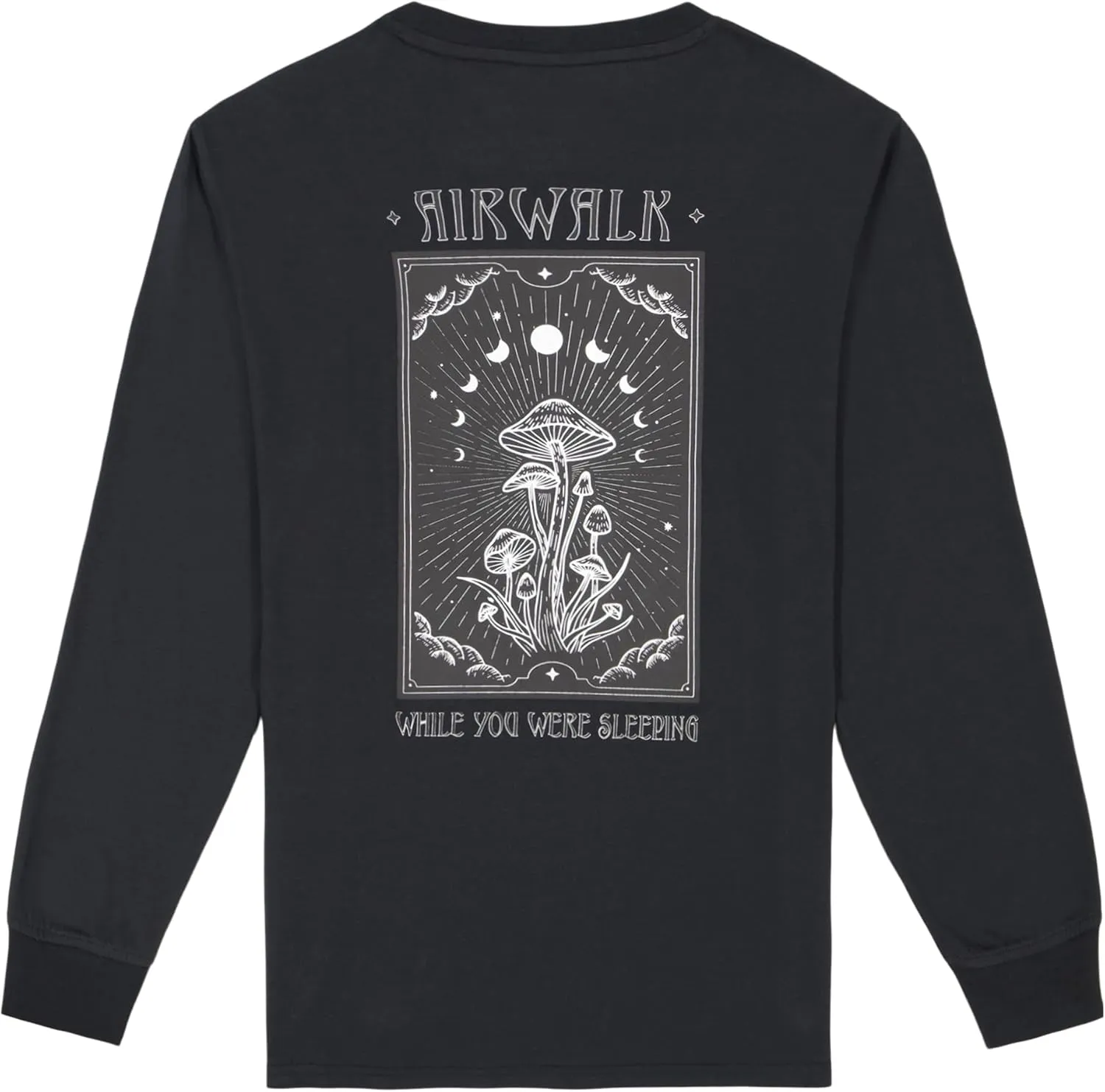 Airwalk Mens Long Sleeve Graphic T-Shirt
