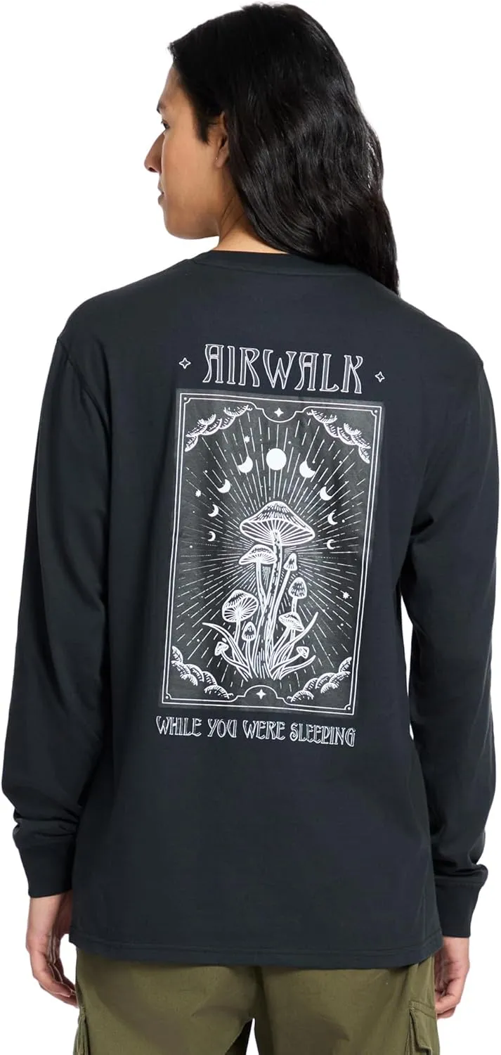 Airwalk Mens Long Sleeve Graphic T-Shirt