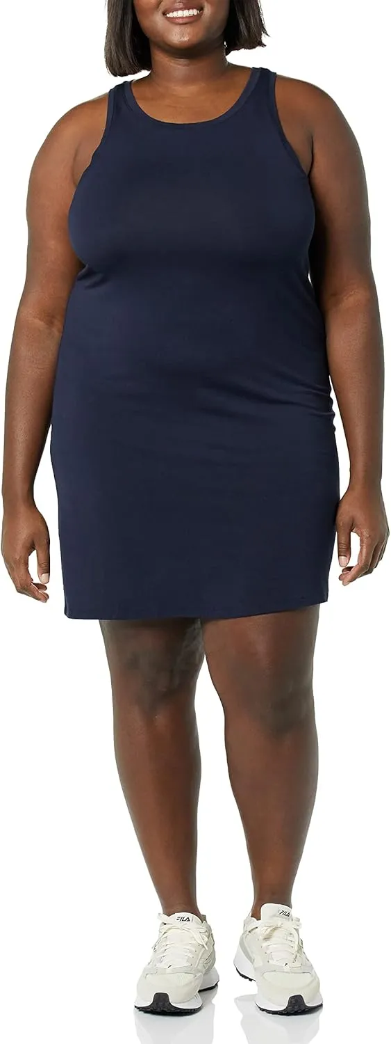 Amazon Essentials Women's Lightweight Jersey Slim-Fit Tank Mini Dress (Previously Daily Ritual)