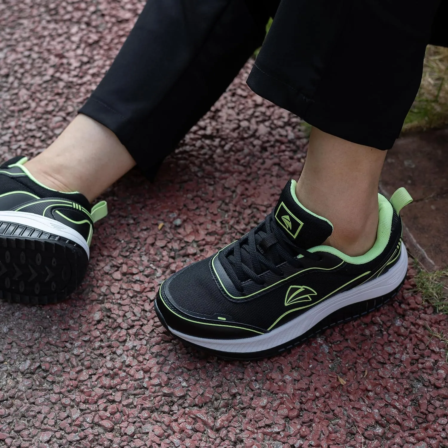 AOV Womens Walking Shoes with Arch Support Plantar Fasciitis Sneakers Gym Tennis for Foot and Heel Pain Relief