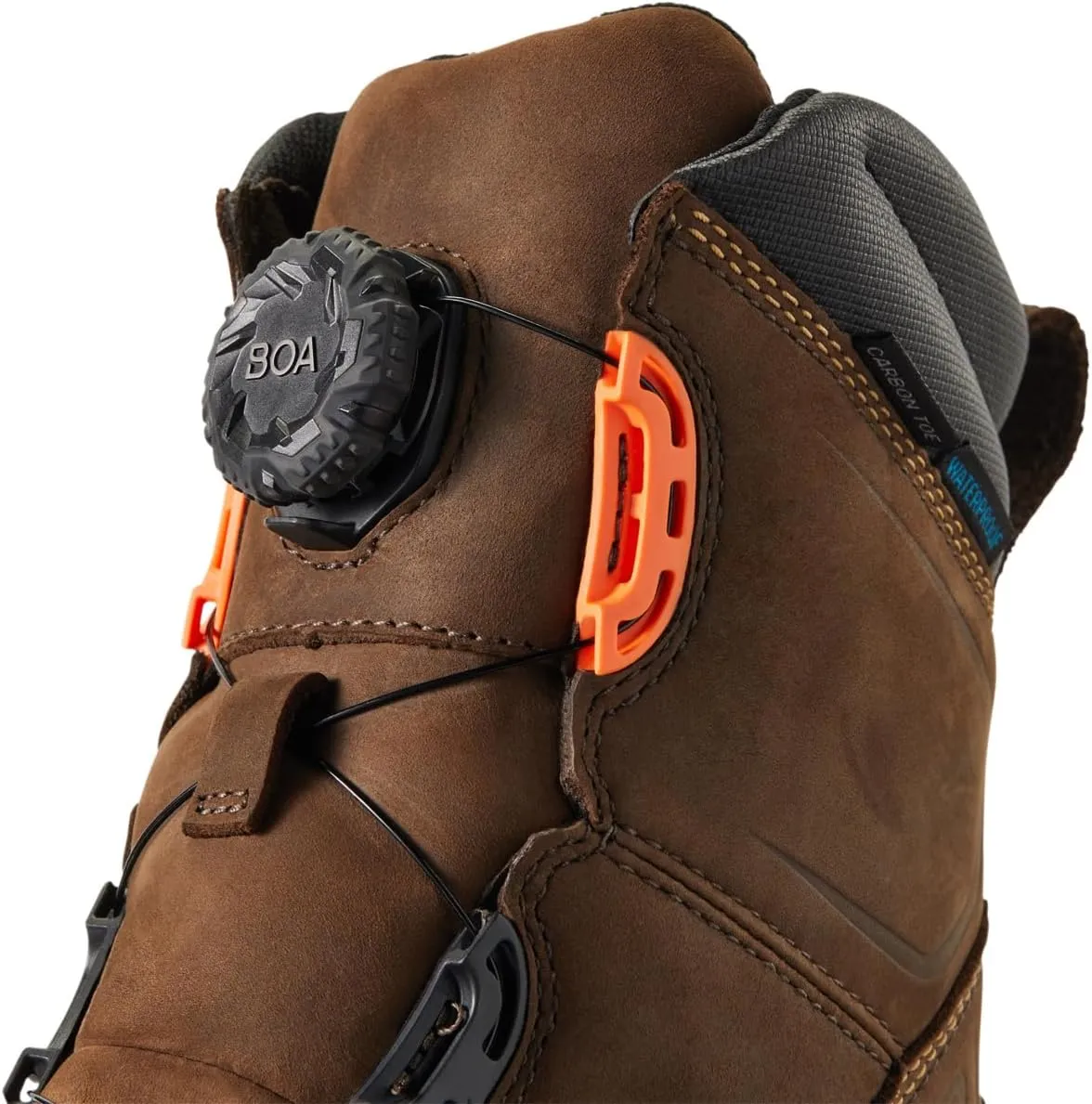 ARIAT Men's Workhog Xt 8" Boa Waterproof Carbon Toe Work Boot