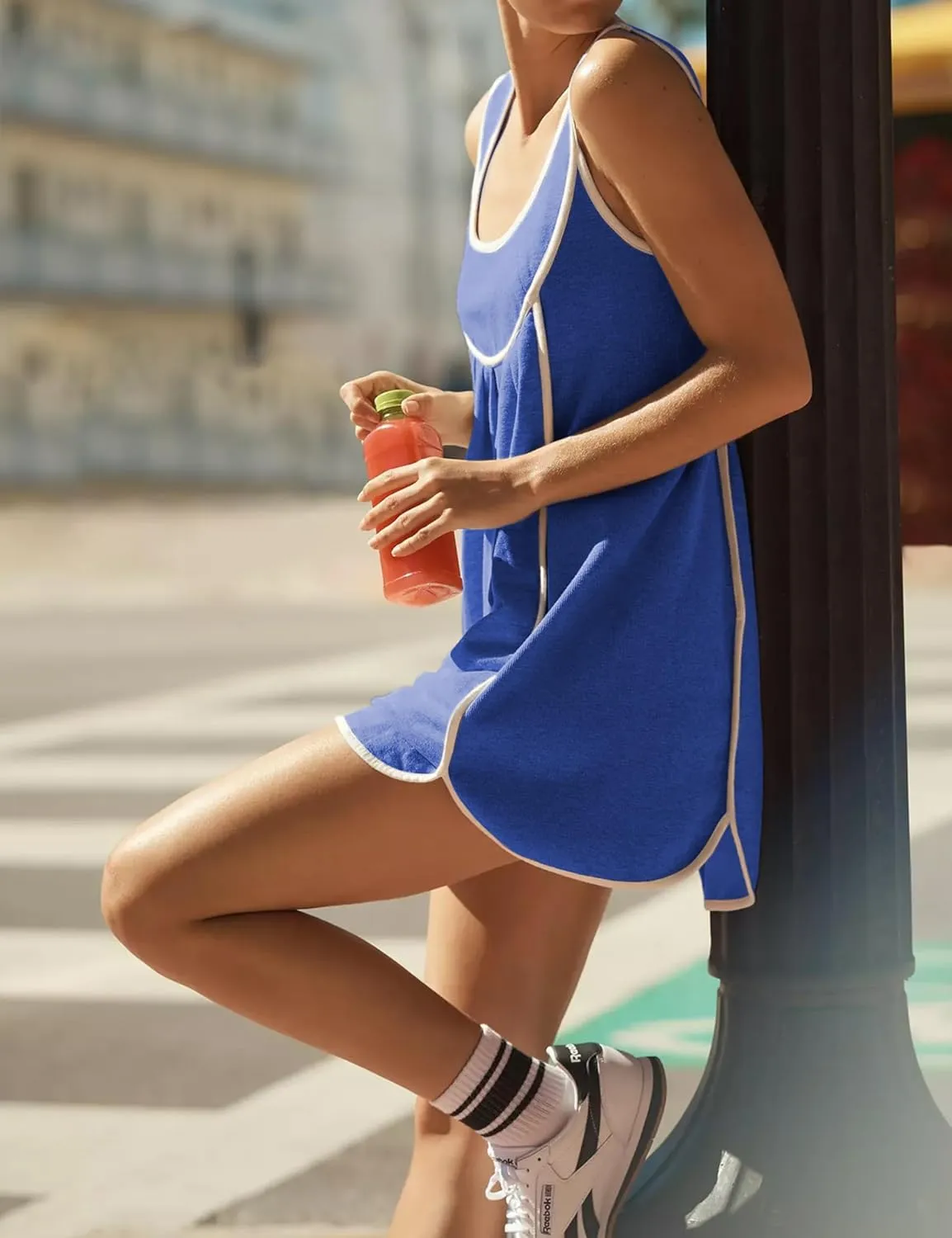 Athlisan Womens Summer Athletic Sleeveless Mini Dress Casual Workout Tennis Dress Sundress
