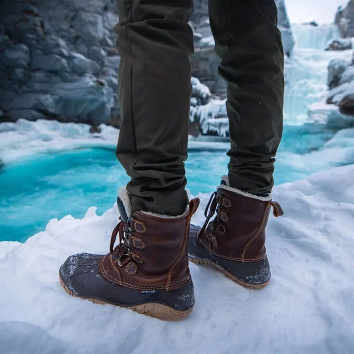 Baffin Yellowknife Men's Boots, Low-calf Height, for Winter and Snow, Snowshoe compatible, Made in Canada