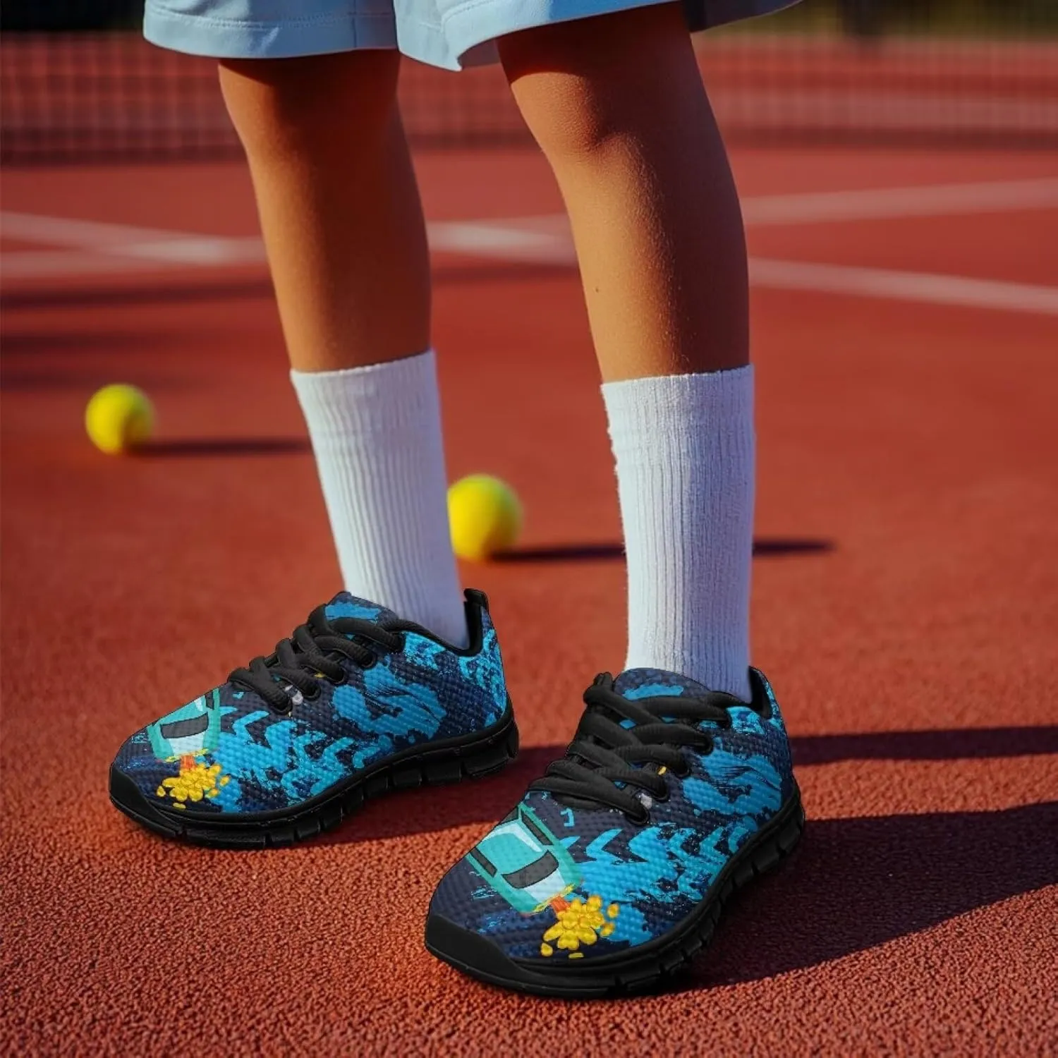 Basketball Shoes Kids Running Shoes for Boys Cool Design