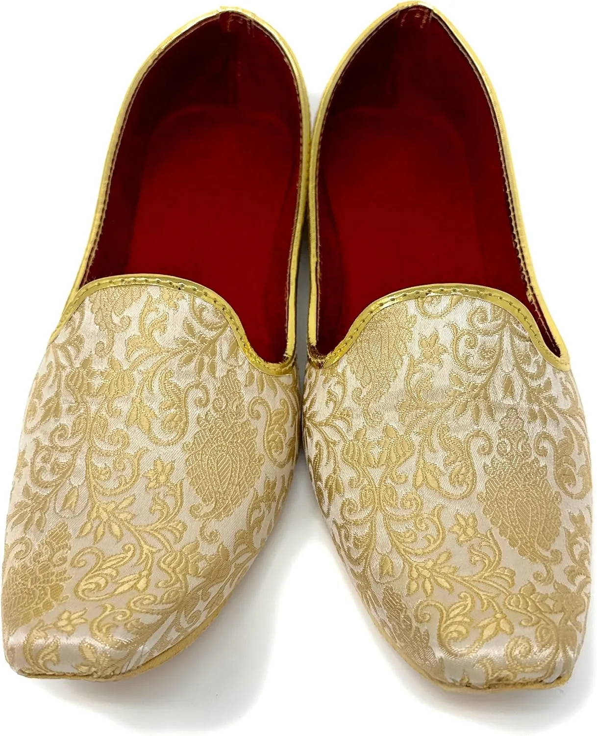 BombayFlow SRK Punjabi Jutti Indian Flats Handmade Shoe - Khussa Shoes, Indian Wedding, Sherwani, Kurta, Mojari Shoe