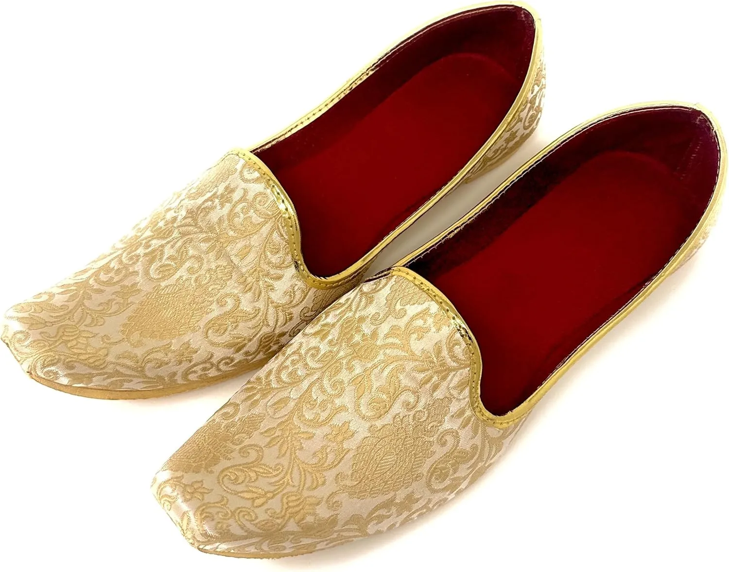 BombayFlow SRK Punjabi Jutti Indian Flats Handmade Shoe - Khussa Shoes, Indian Wedding, Sherwani, Kurta, Mojari Shoe