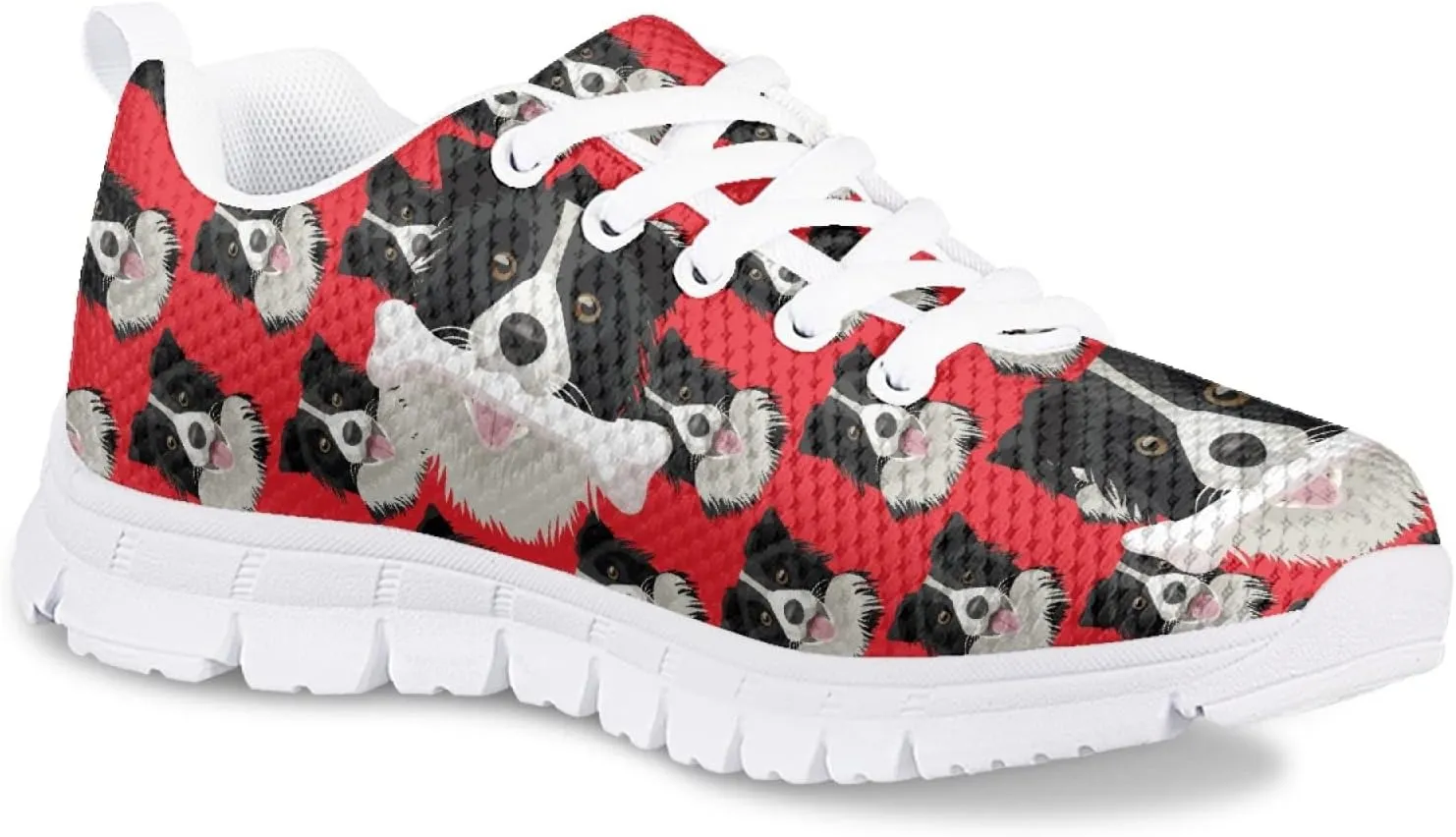 Boys and Girls Cute Cat Dog Print Running Tennis Shoes School Daily Casual Sneakers