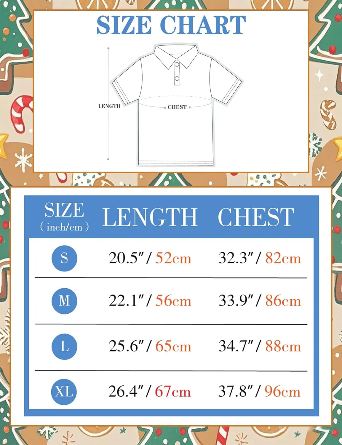 Boy's Christmas Sweater Print Novelty Long Sleeve Polo Shirt