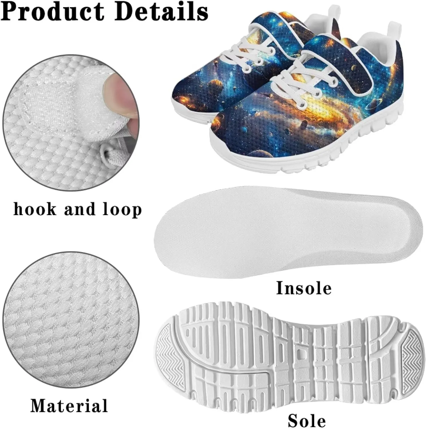 Boys School Running Shoes Little Kids Sport Slip On Shoes Cool Sneakers