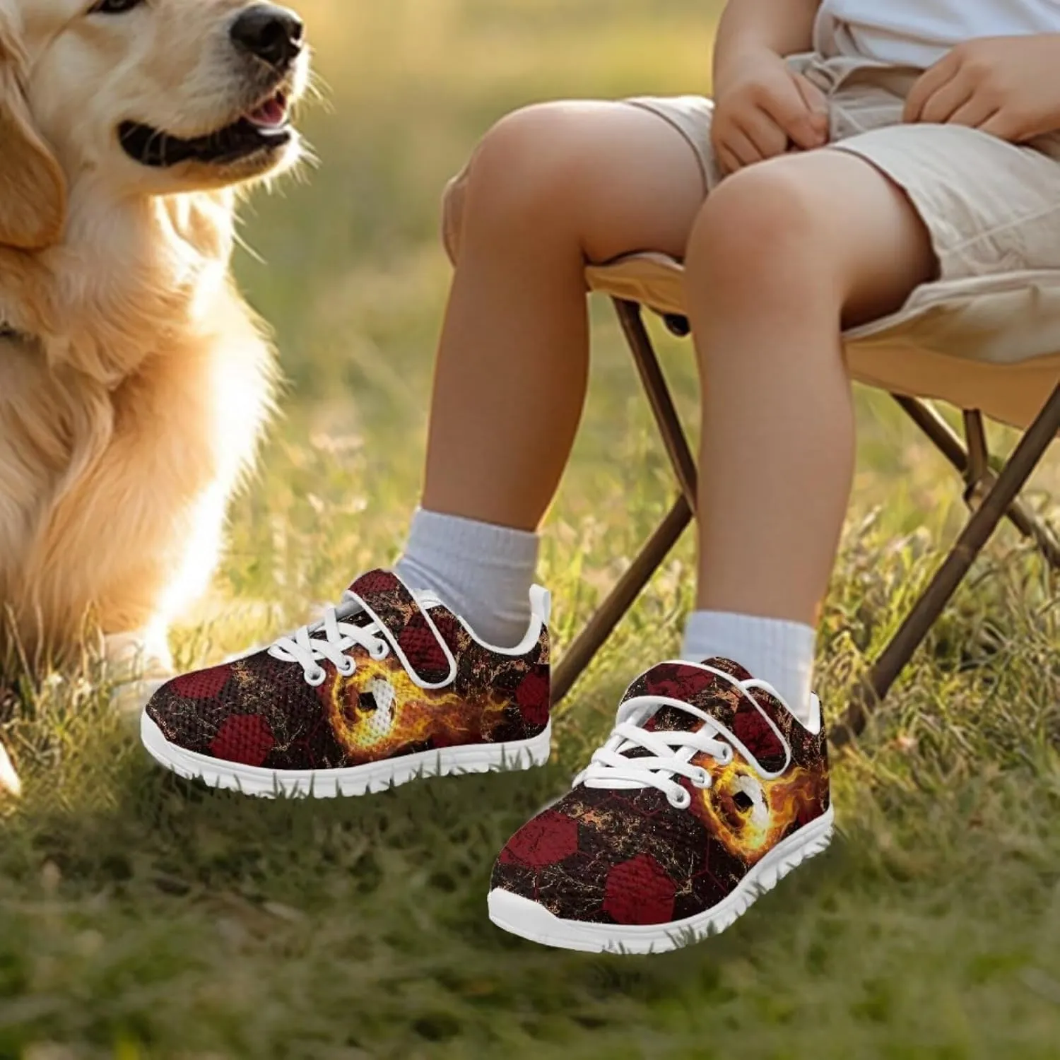 Boys School Running Shoes Little Kids Sport Slip On Shoes Cool Sneakers