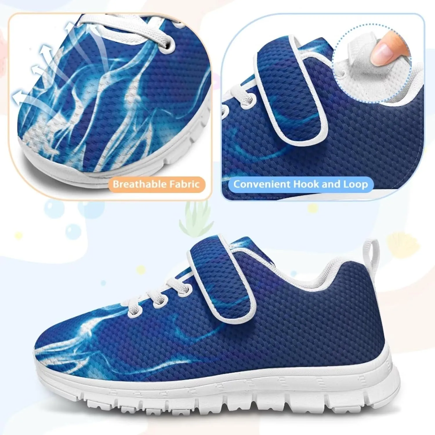 Boys School Running Shoes Little Kids Sport Slip On Shoes Cool Sneakers