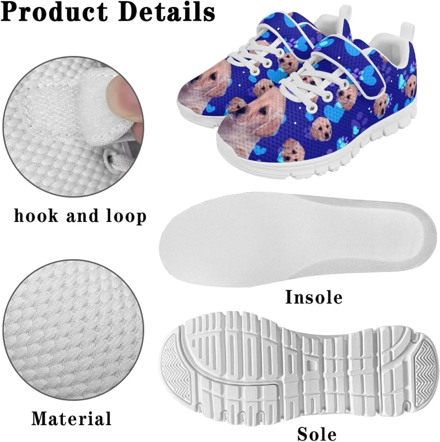 Boys School Running Shoes Little Kids Sport Slip On Shoes Cool Sneakers