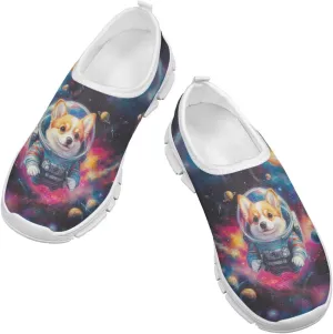 Boys Slip On Sneakers Cool Galaxy Themed Tennis Shoes Running Shoes