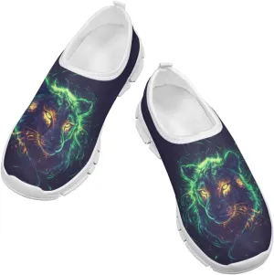 Boys Tennis Shoes Little Kids Slip On Shoes Cool Glowing Animal Shoes