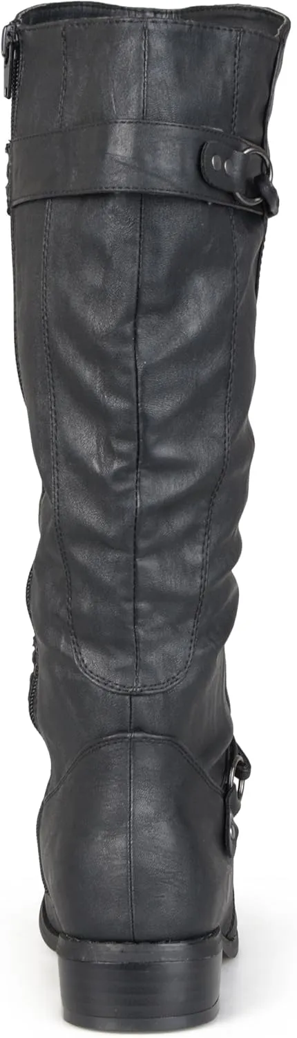 Brinley Co Women's Olive Riding Boot