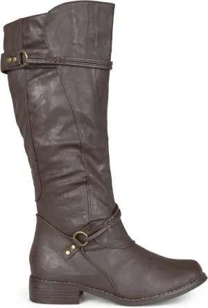 Brinley Co Women's Olive Riding Boot