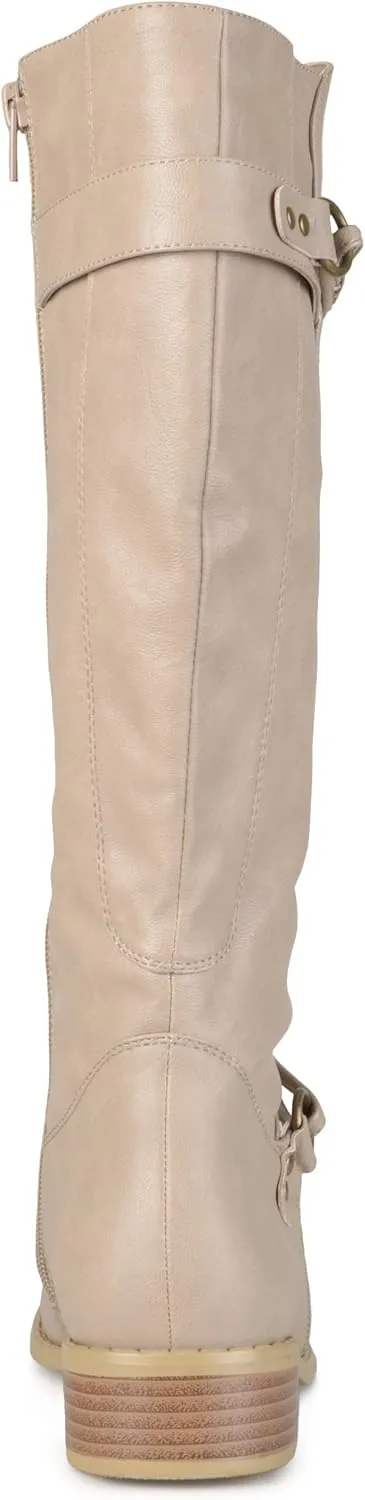 Brinley Co Women's Olive Riding Boot