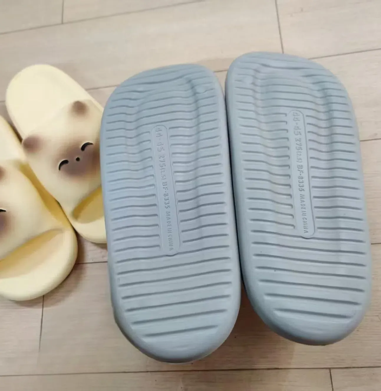 Cat Slippers Women Cute Kitty Slides Soft Sole Kawaii Quick Drying Preppy Shower Bathroom Outdoor Men