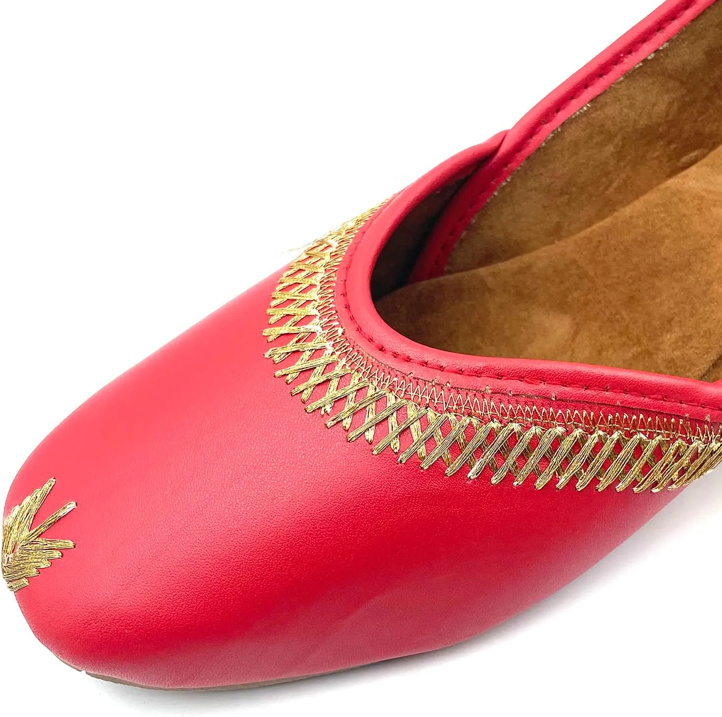 Chandrakala Bridal Mojaris for Women Flats Punjabi Jutti Ethnic Flats,(WF140-P)
