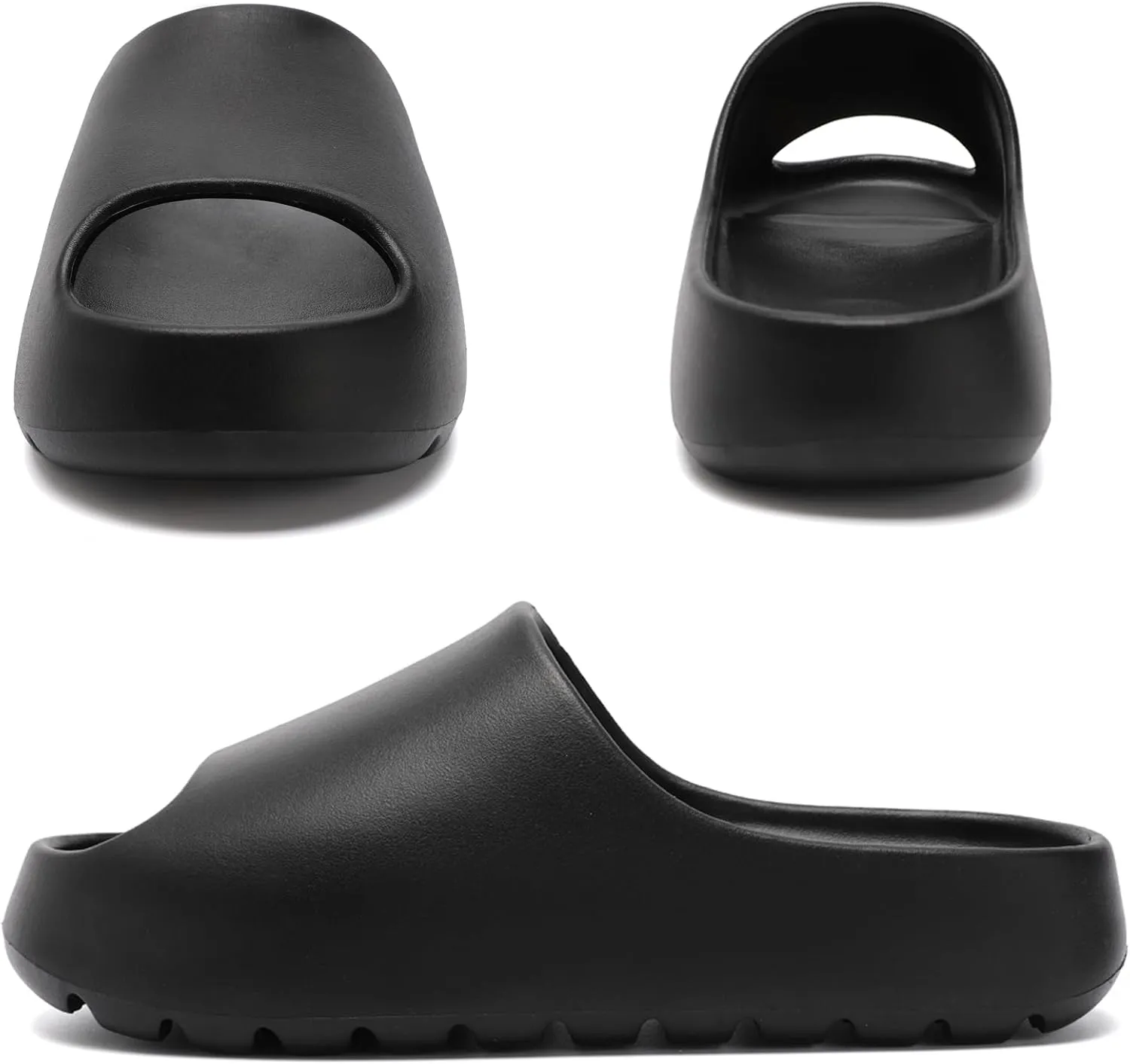 Cloud Slides for Women Men, Recovery Womens Pillow Slides,EVA Anti-Slip shower shoes,Thick Sole Open Toe Garden Shoes,men's sandals,mens slippers for Indoor and Outdoor Size