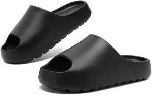 Cloud Slides for Women Men, Recovery Womens Pillow Slides,EVA Anti-Slip shower shoes,Thick Sole Open Toe Garden Shoes,men's sandals,mens slippers for Indoor and Outdoor Size