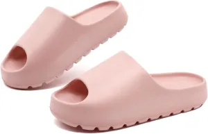 Cloud Slides for Women Men, Recovery Womens Pillow Slides,EVA Anti-Slip shower shoes,Thick Sole Open Toe Garden Shoes,men's sandals,mens slippers for Indoor and Outdoor Size