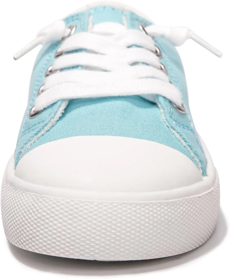 Colgo Boys Girls Sneakers Canvas Lace up Walking Shoes for Little Big Kids Size 11-6