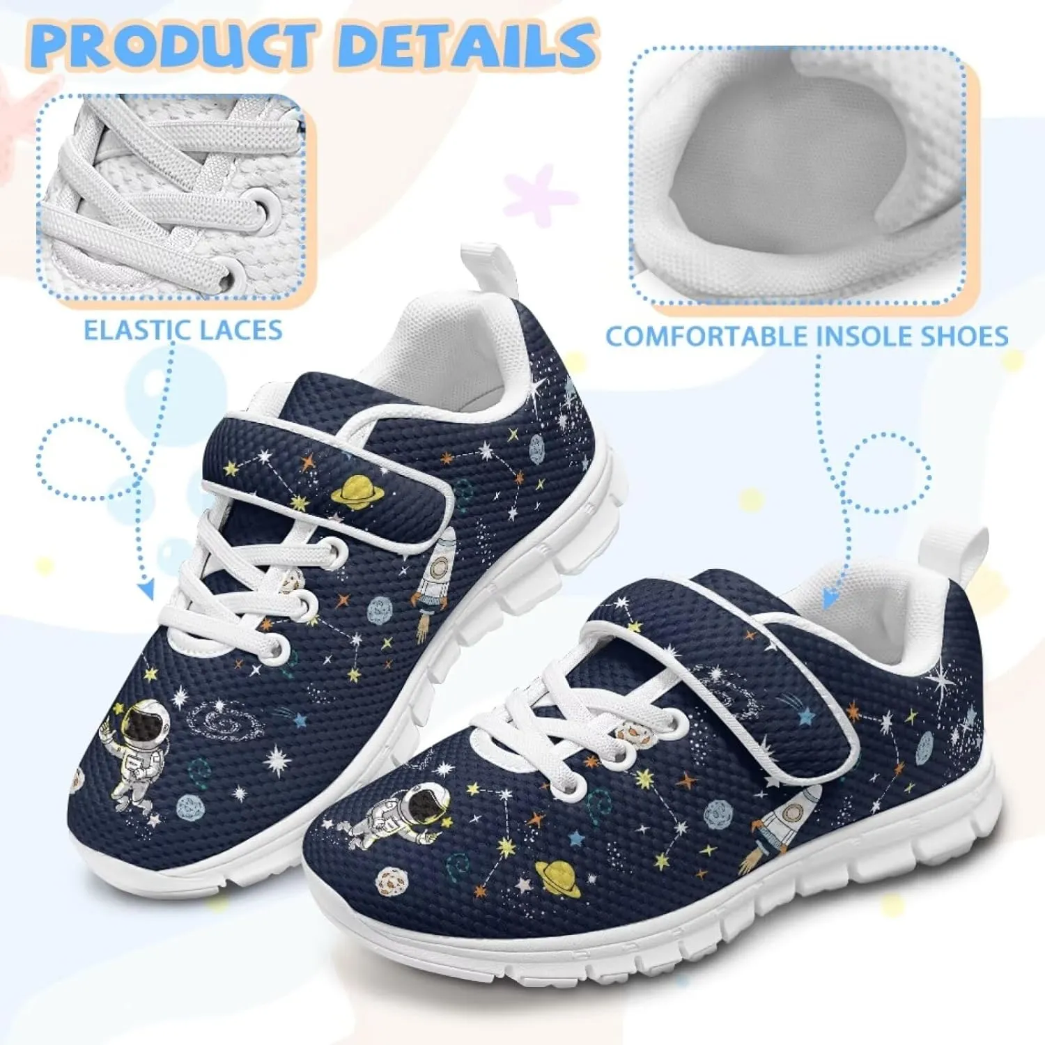 Comfortable Boys Running Shoes Cool School Shoes for Kids Athletic Shoes