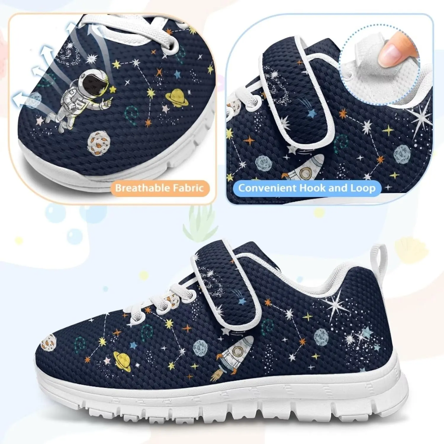 Comfortable Boys Running Shoes Cool School Shoes for Kids Athletic Shoes
