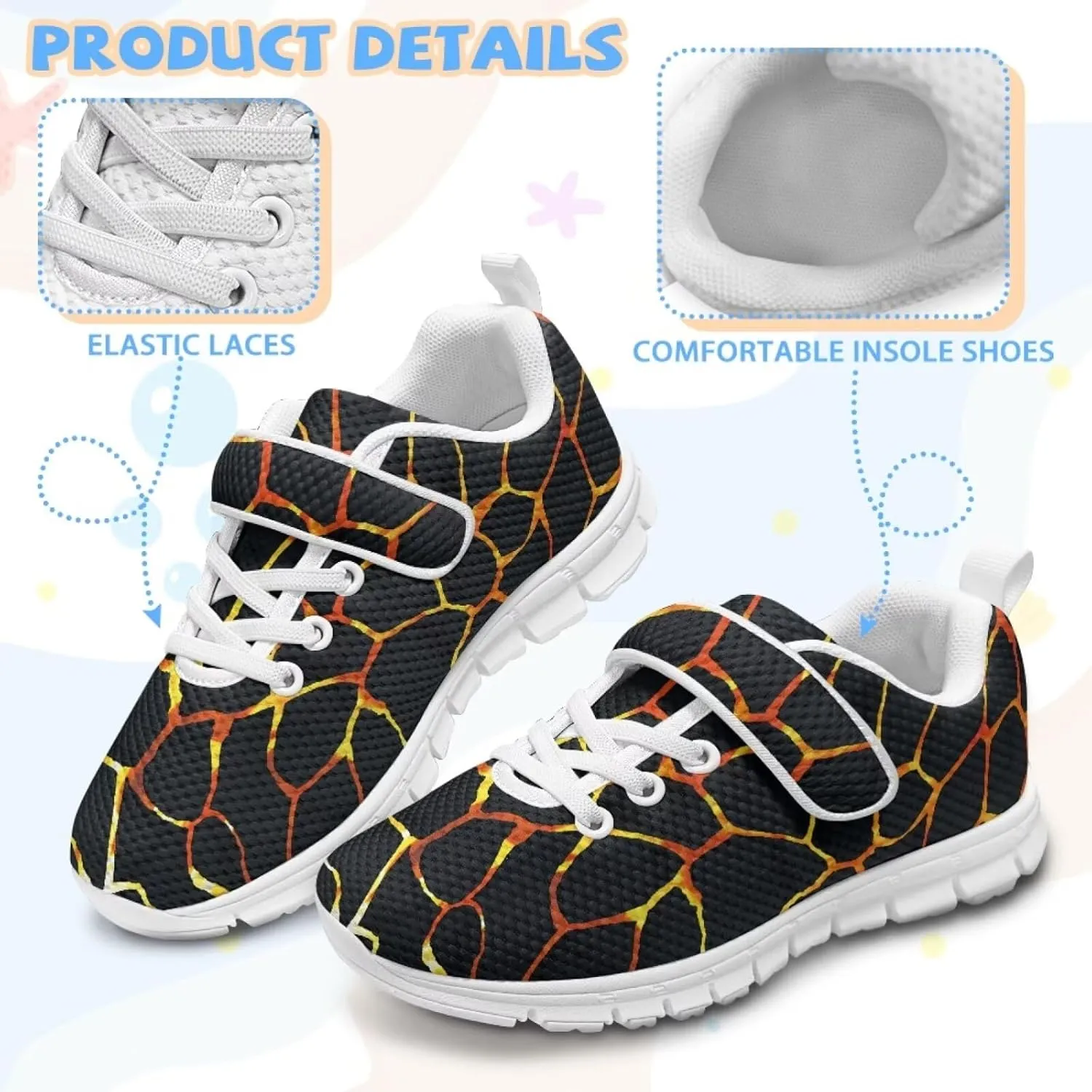 Comfortable Boys Running Shoes Cool School Shoes for Kids Athletic Shoes