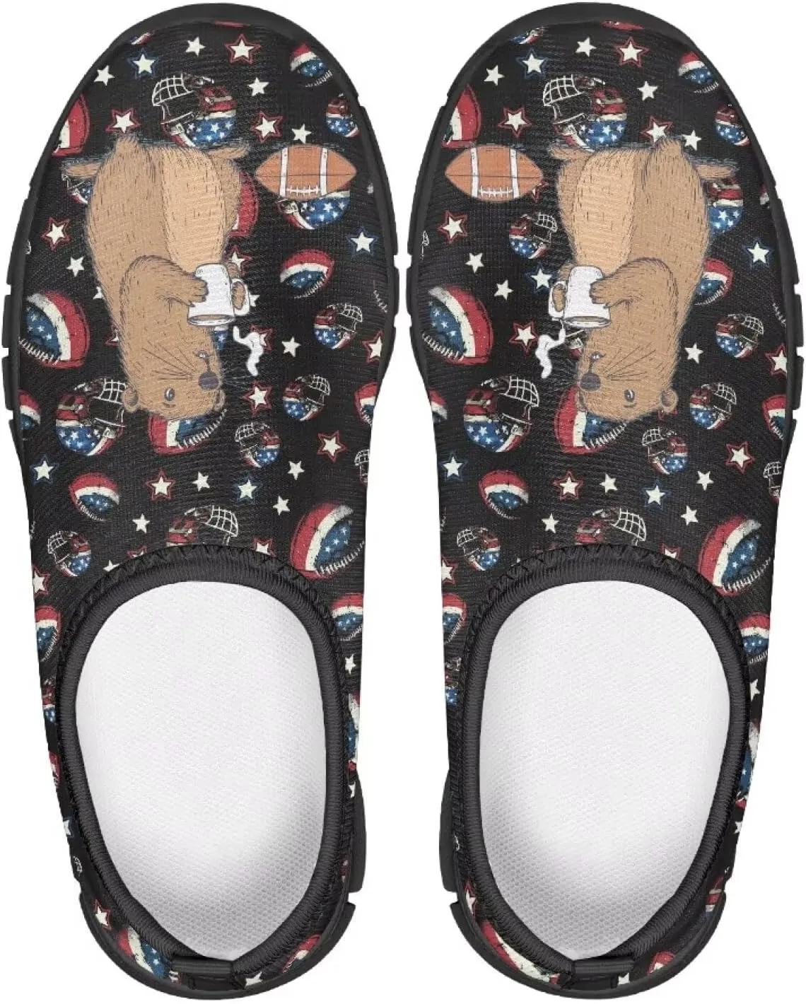 Cool Boys Tennis Shoes Little Kids Slip On Shoes Ball Themed Running Shoes