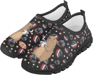 Cool Boys Tennis Shoes Little Kids Slip On Shoes Ball Themed Running Shoes