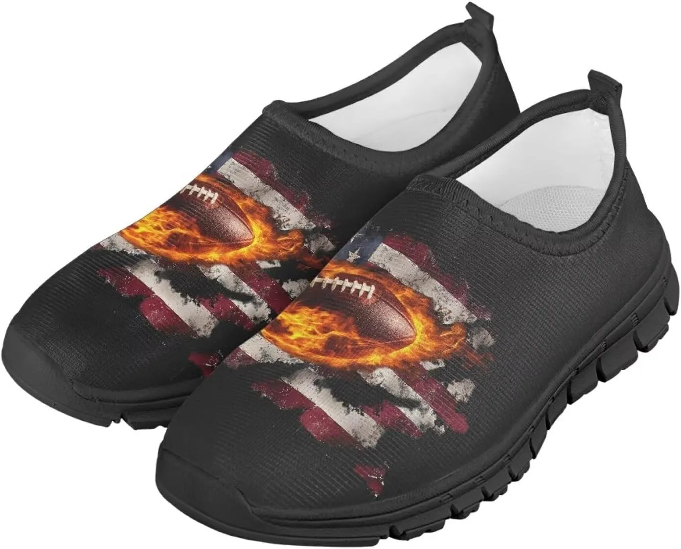 Cool Boys Tennis Shoes Little Kids Slip On Shoes Ball Themed Running Shoes