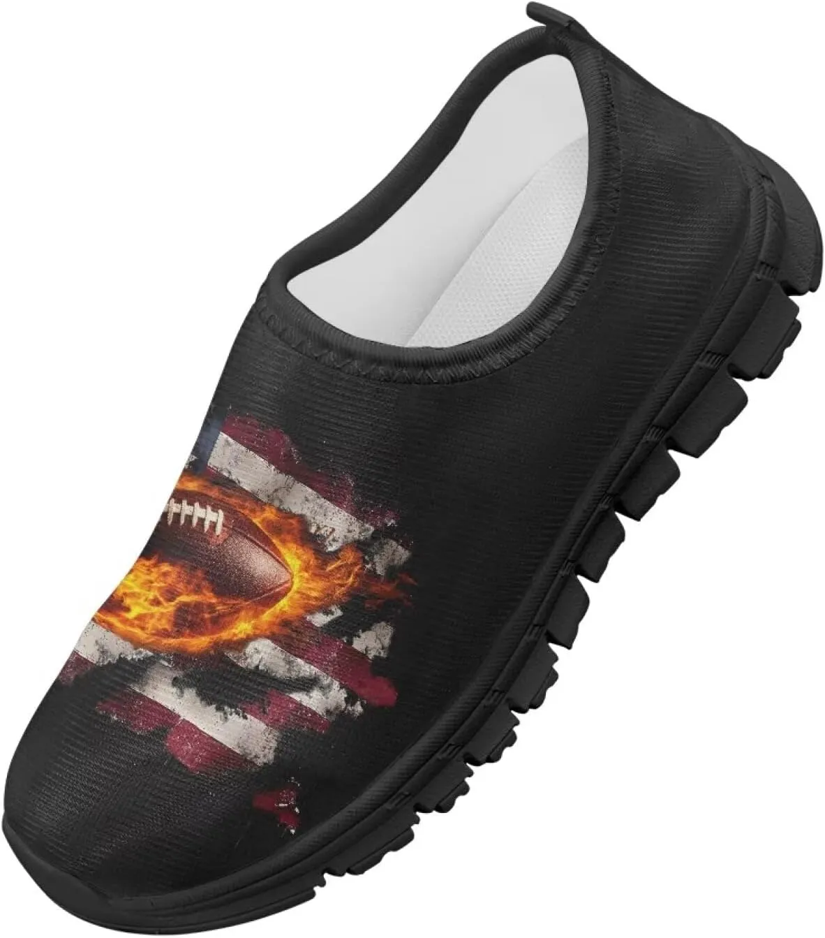 Cool Boys Tennis Shoes Little Kids Slip On Shoes Ball Themed Running Shoes