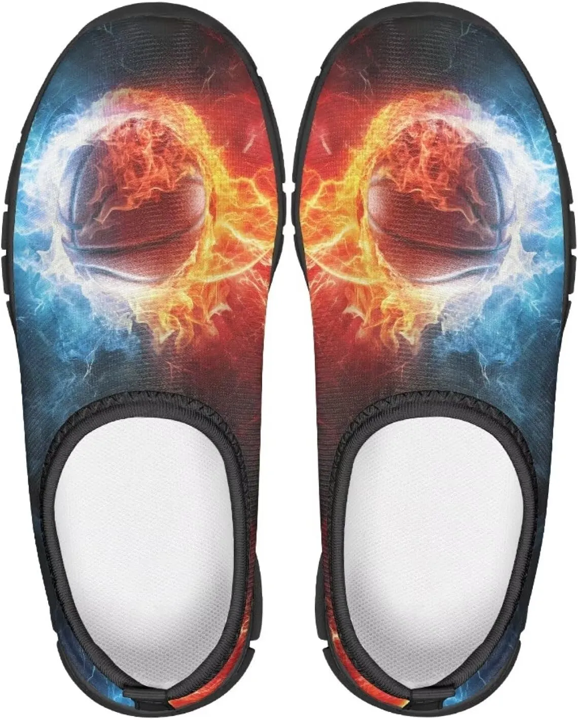 Cool Boys Tennis Shoes Little Kids Slip On Shoes Ball Themed Running Shoes