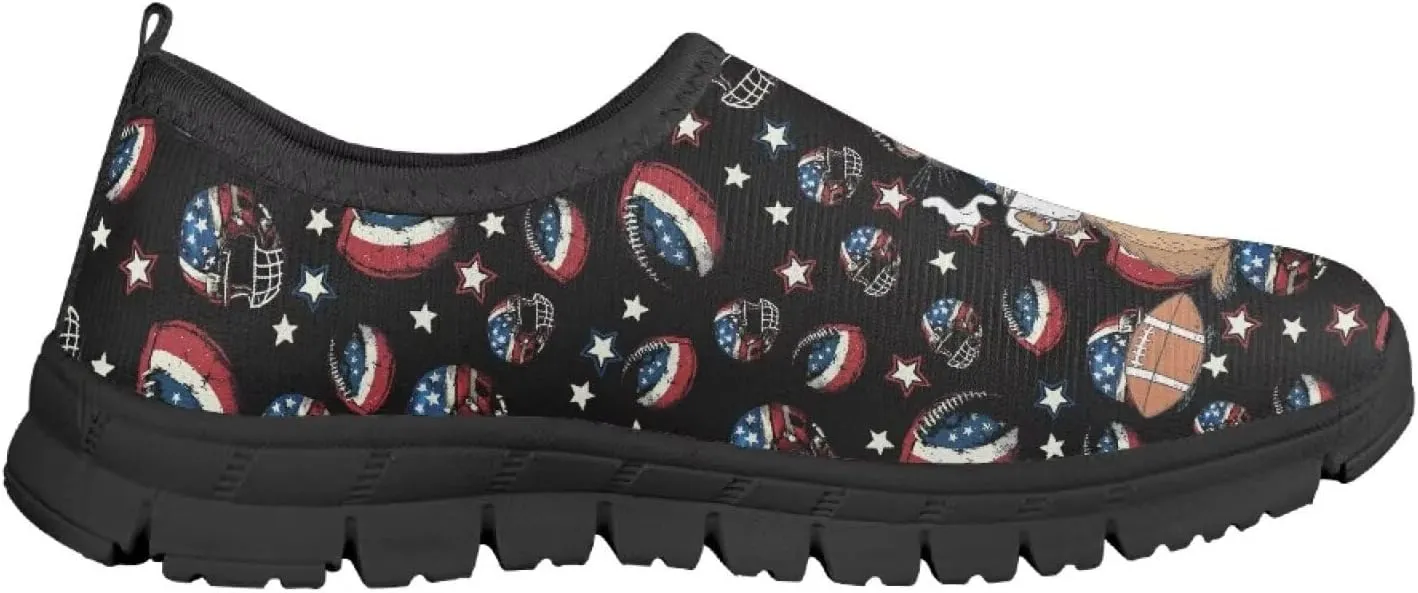 Cool Boys Tennis Shoes Little Kids Slip On Shoes Ball Themed Running Shoes
