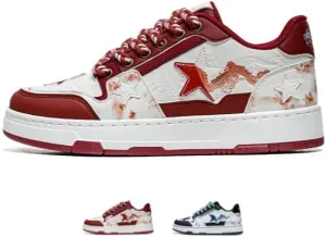 Cool Dragon Star Chunky Sneakers Women Men Trendy Aesthetic Casual Street Skateboard Walking Shoes