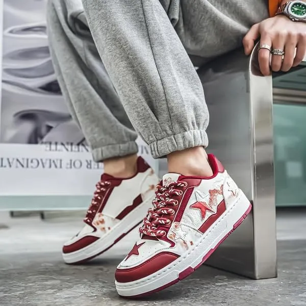 Cool Dragon Star Chunky Sneakers Women Men Trendy Aesthetic Casual Street Skateboard Walking Shoes