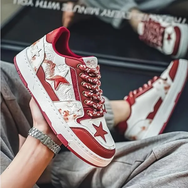 Cool Dragon Star Chunky Sneakers Women Men Trendy Aesthetic Casual Street Skateboard Walking Shoes
