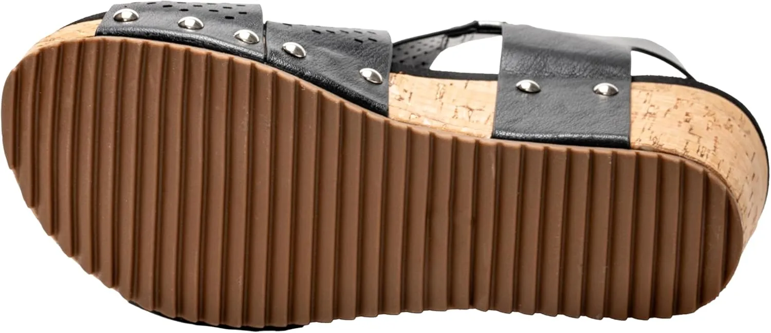 Corkys Footwear Womans Guilty Pleasure Wedge Sandal