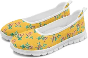 Creative Various Bird Prints Walking Shoes Women Dressy Slip On Ballet Flats Shoes Stylish Fit Comfort Casual Sneakers Daily Wear