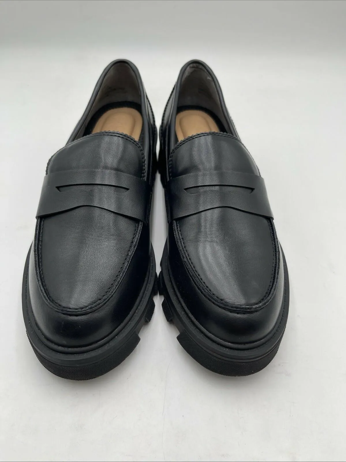 Crown Vintage Women's Lane Loafers Black Size 8.5M - Very Good