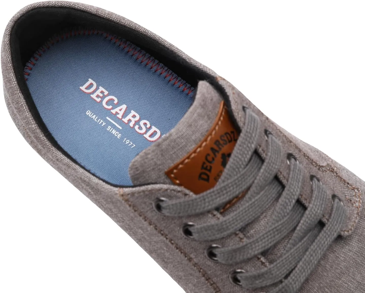 DECARSDZ Men's Fashion Dress Sneakers Comfortable Casual Skate Shoe Walking Oxford Shoes