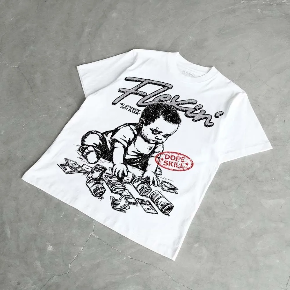 DopeSkill Graphic Tee Streetwear Hip Hop Hypebeast Street Style Unisex T-Shirt Sneaker Colour Matching Shirts Cool Flexing