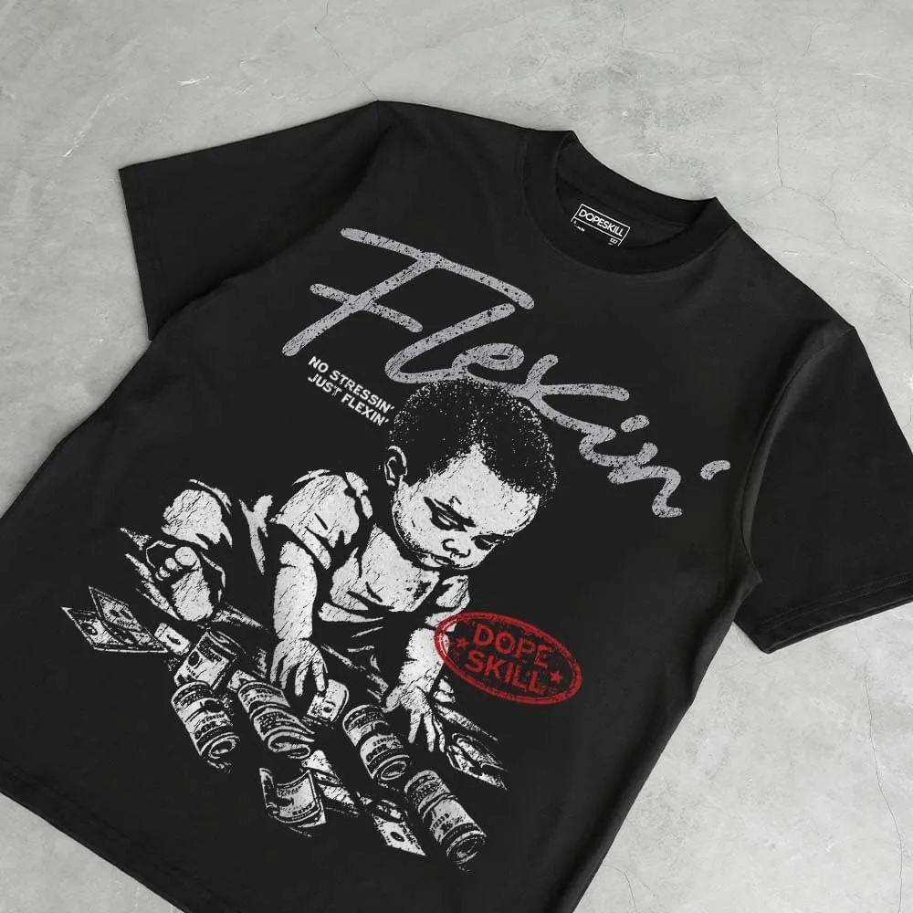 DopeSkill Graphic Tee Streetwear Hip Hop Hypebeast Street Style Unisex T-Shirt Sneaker Colour Matching Shirts Cool Flexing