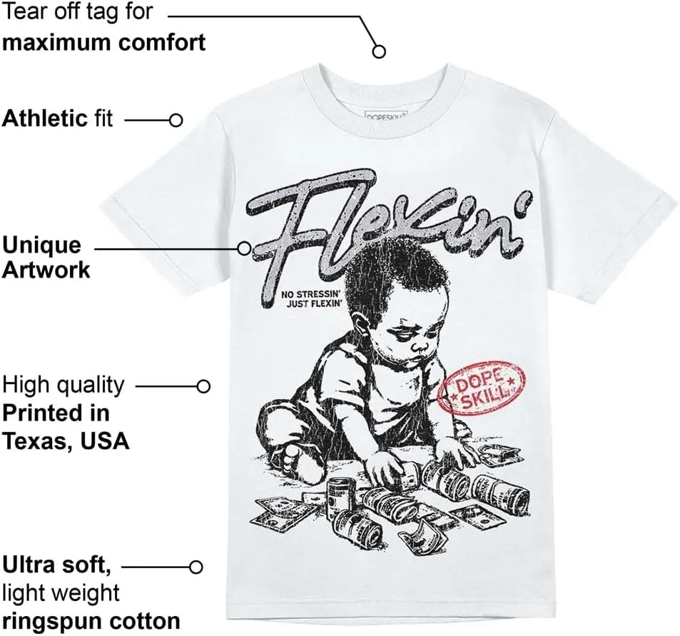 DopeSkill Graphic Tee Streetwear Hip Hop Hypebeast Street Style Unisex T-Shirt Sneaker Colour Matching Shirts Cool Flexing