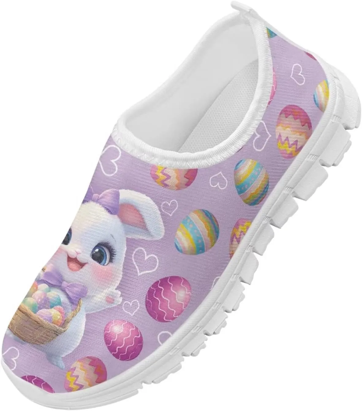 Eater Shoes for Girls Slip On Sneakers Kids Running Shoes Travel Shoes