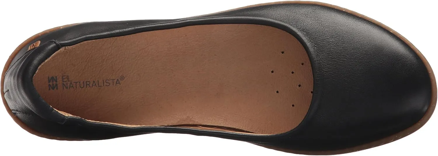 El Naturalista Women's Closed Toe Ballet Flats