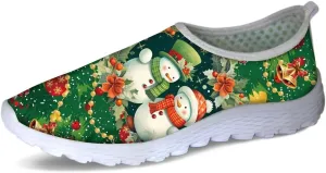 Forchrinse Starfish Blue Sky Hawaiian Beach Women’s Slip on Shoes Comfortable Walking Shoes Athletic Sneakers Comfortable Lightweight